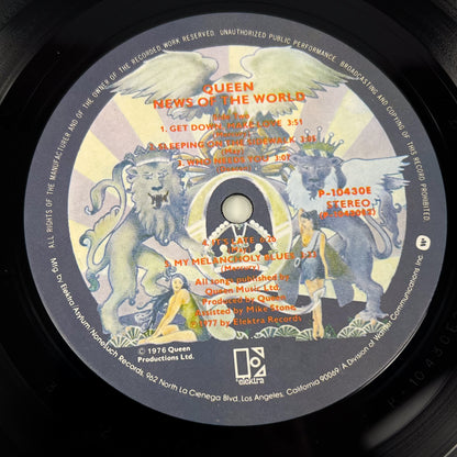 QUEEN – News Of The World 1st Japanese Edition - Elektra P-10430E 1977