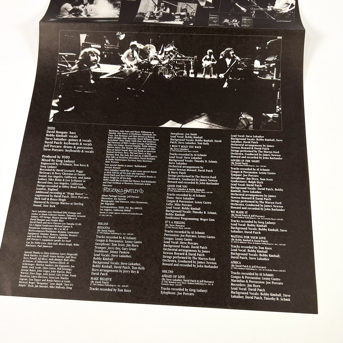 TOTO – Toto IV 1ª Edizione Giapponese – CBS/Sony 20AP 2280 1982