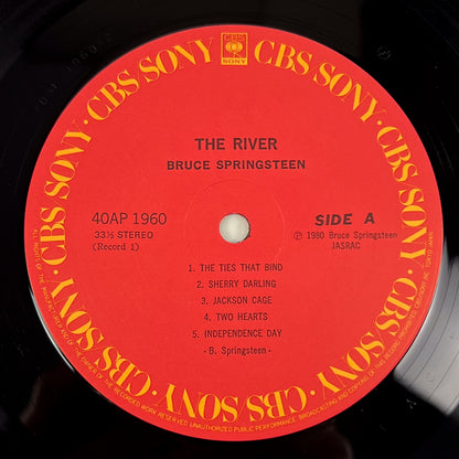 Bruce Springsteen – The River 1st Japanese Edition 2LP - CBS/Sony 40AP 1960~1 1980