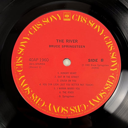 Bruce Springsteen – The River 1st Japanese Edition 2LP - CBS/Sony 40AP 1960~1 1980
