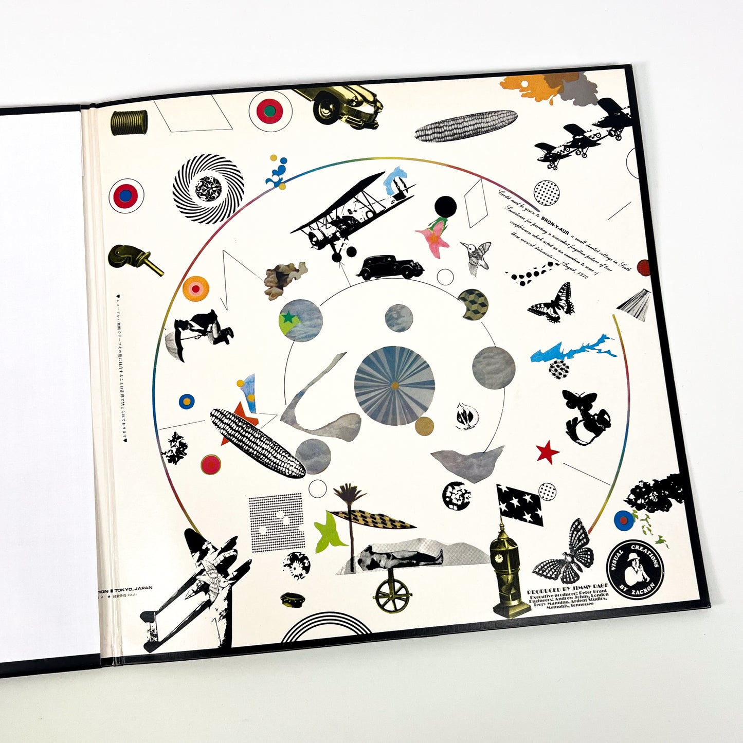 LED ZEPPELIN III - Pressage japonais - Atlantic P-10106A 1976 POSTER