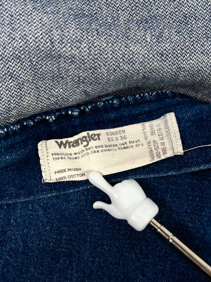 Jeans Wrangler W35 fabriqués aux États-Unis dans les années 80