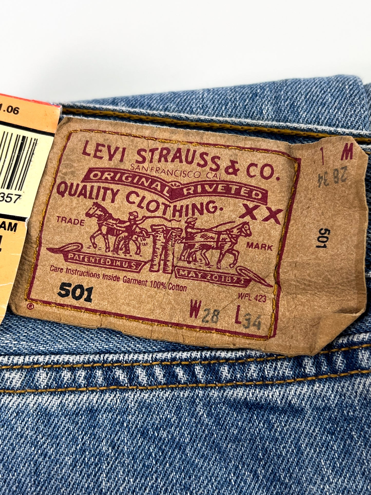 Levi's 501 W28 NOS 90s