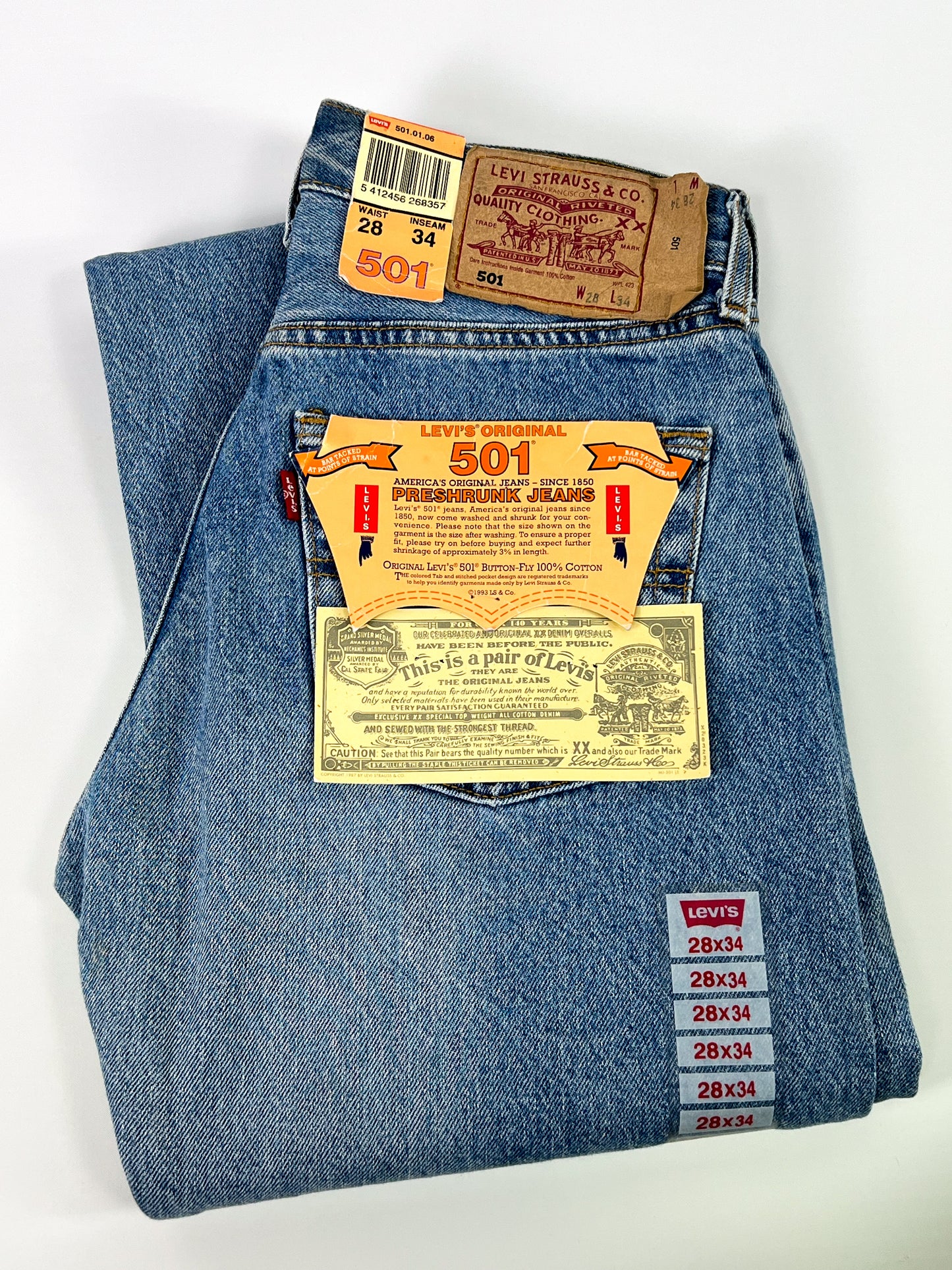 Levi's 501 W28 NOS 90s