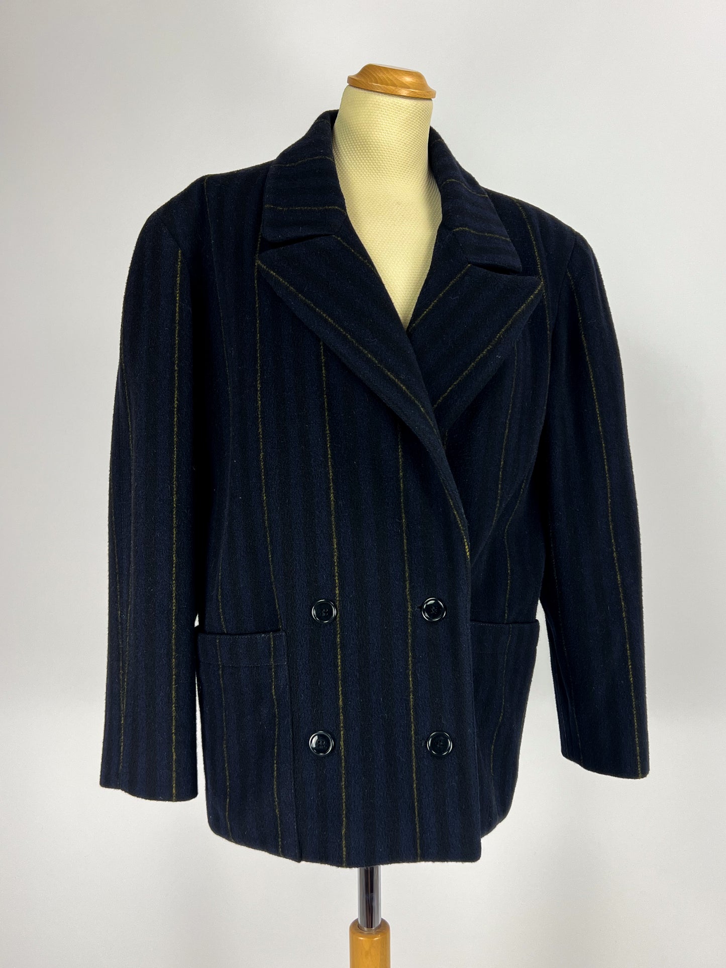 Blazer Gessato in Pura Lana anni '70