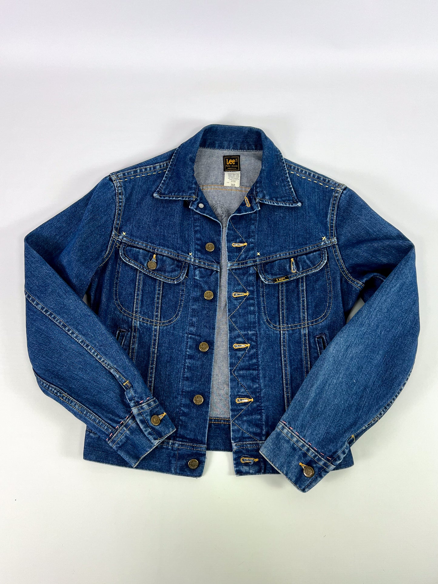 Lee Riders Trucker Jacket Fabriquée aux États-Unis sur mesure