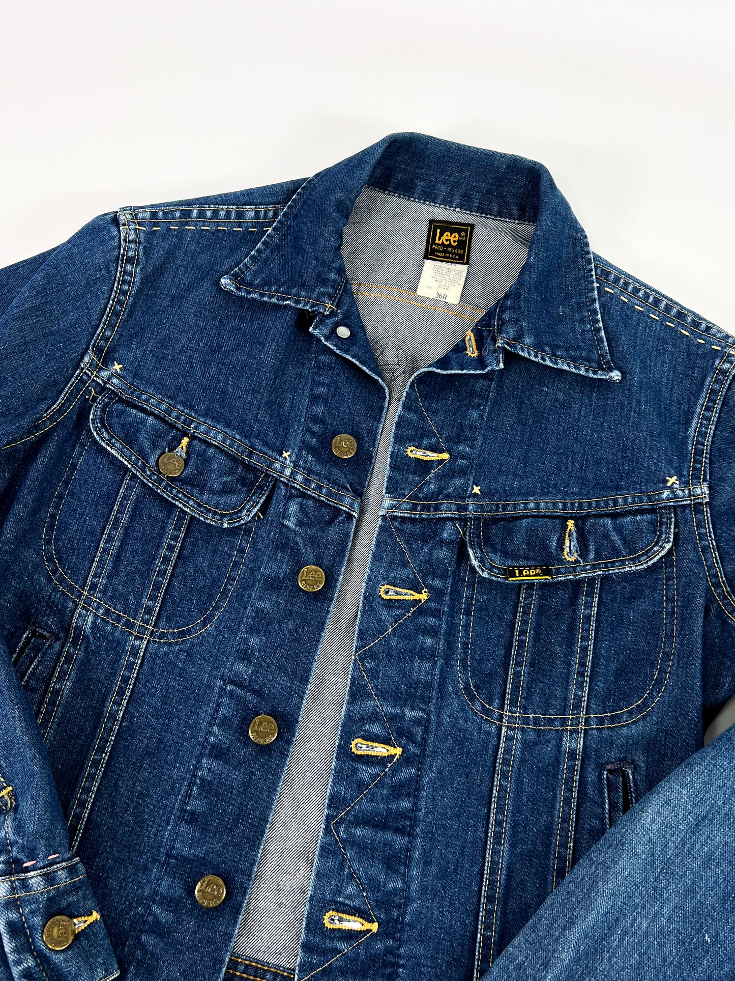 Lee Riders Trucker Jacket Fabriquée aux États-Unis sur mesure