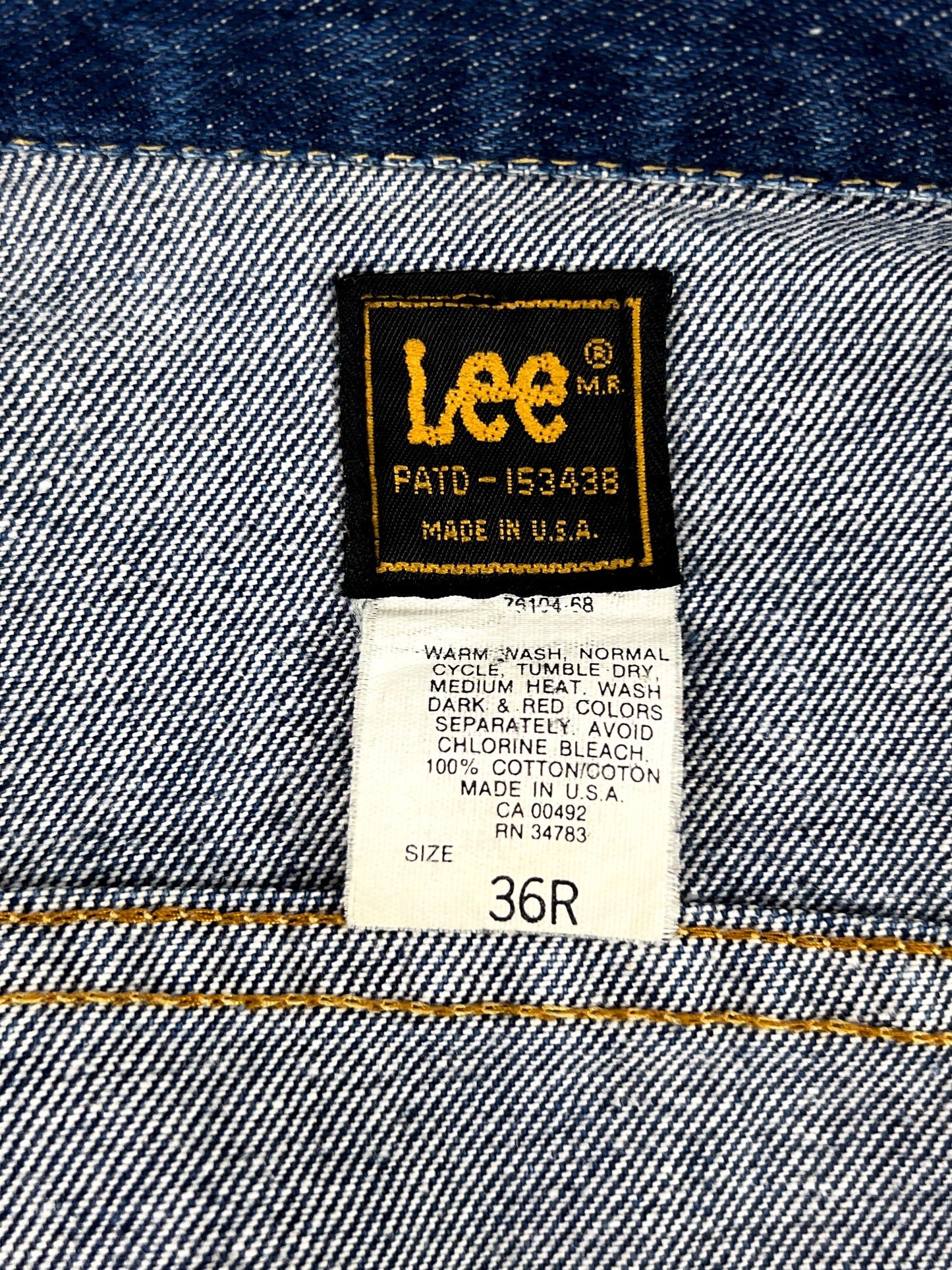 Lee Riders Trucker Jacket Fabriquée aux États-Unis sur mesure