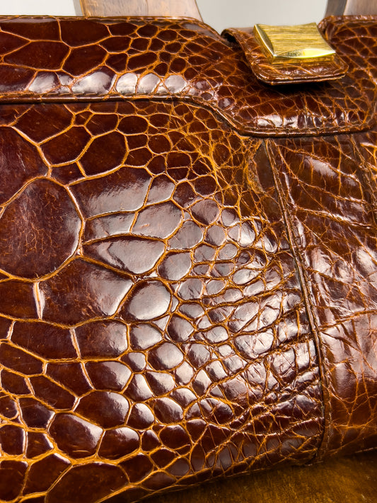 Borsa in Coccodrillo