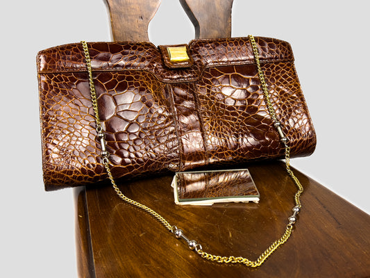 Borsa in Coccodrillo