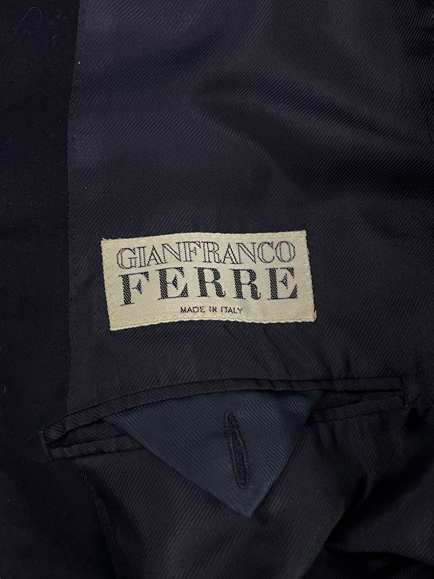 Giacca doppiopetto Gianfranco Ferré in Cashmere 1989