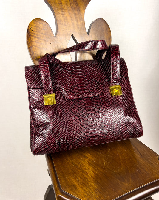 Borsa Bruno Magli in Pelle Pitonata