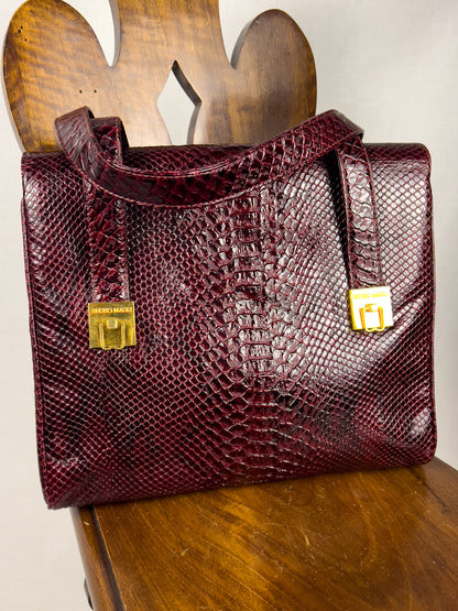 Borsa Bruno Magli in Pelle Pitonata