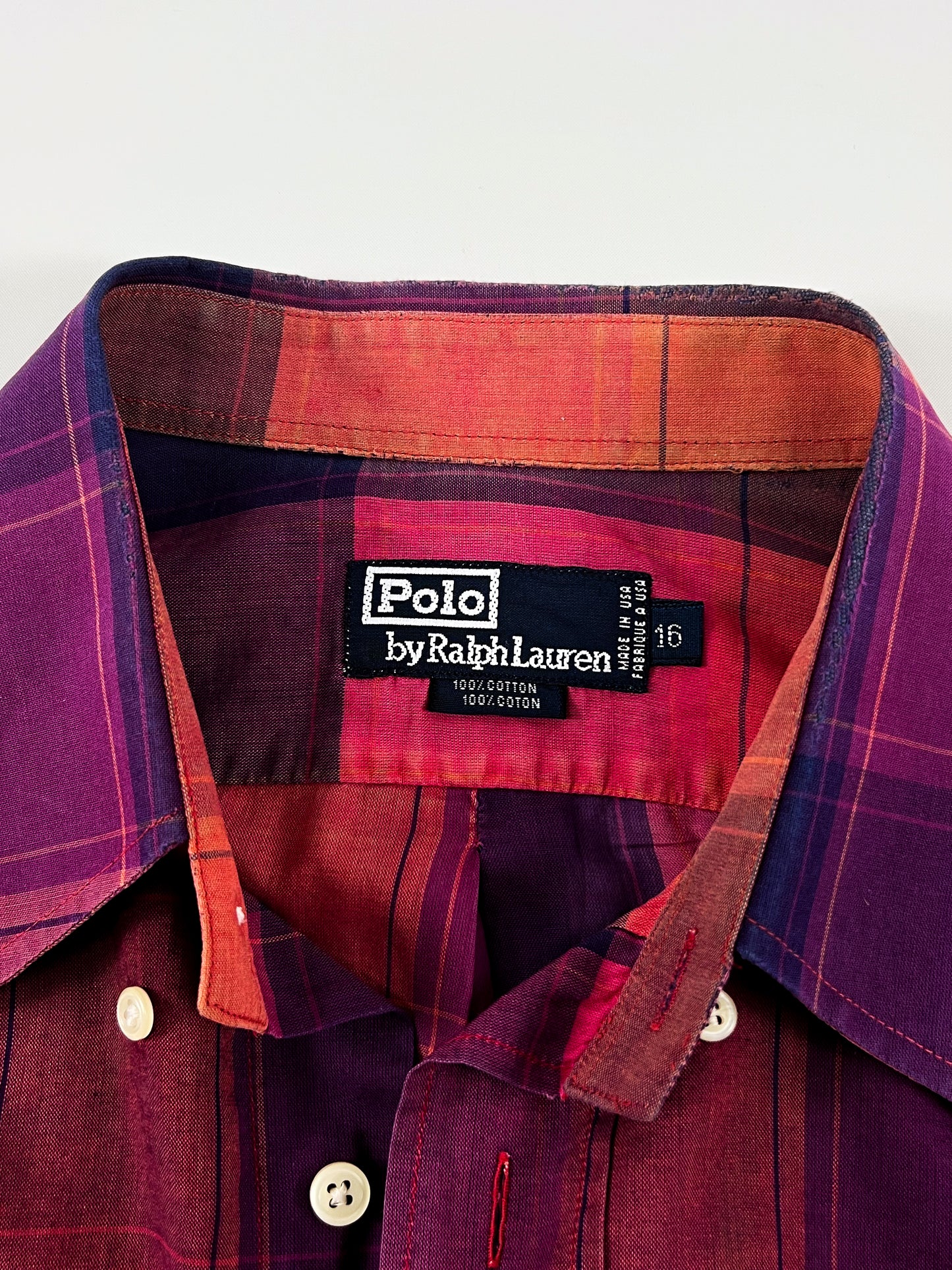 Polo Ralph Lauren Shirt Made in USA 90s