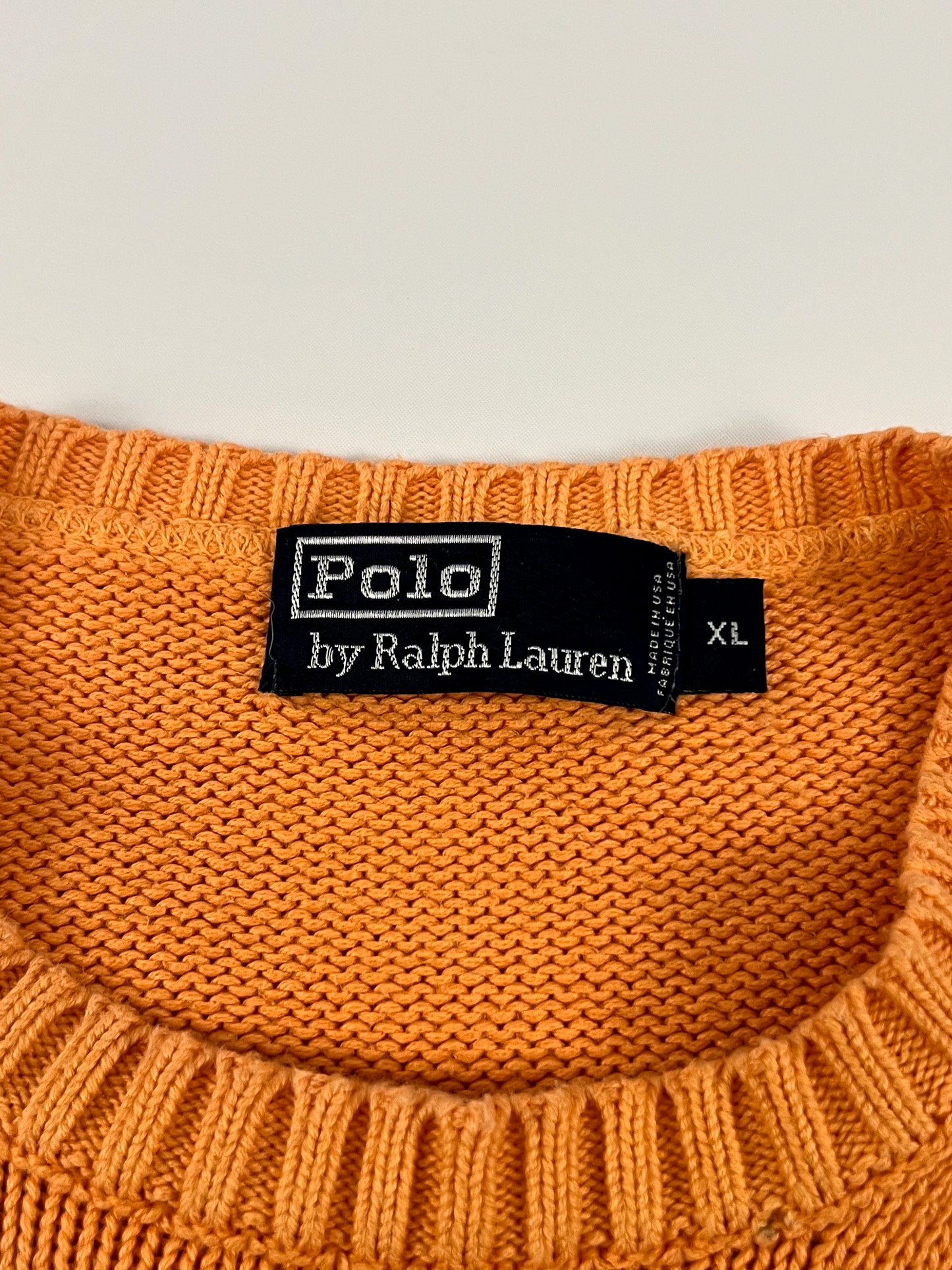 Pullover Polo Ralph Lauren Made in USA anni '90