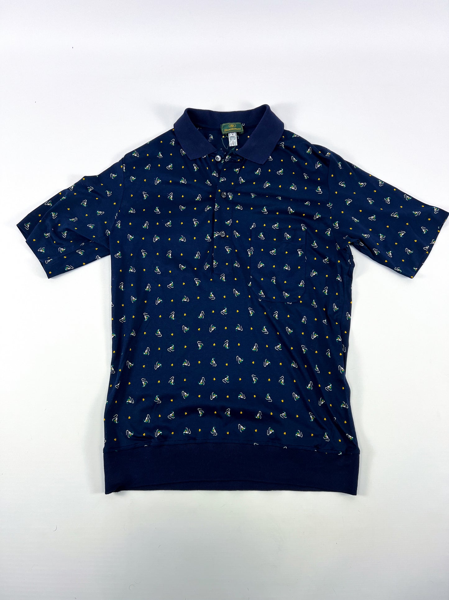 Polo Schiatti in Puro Cotone Egizio anni '60