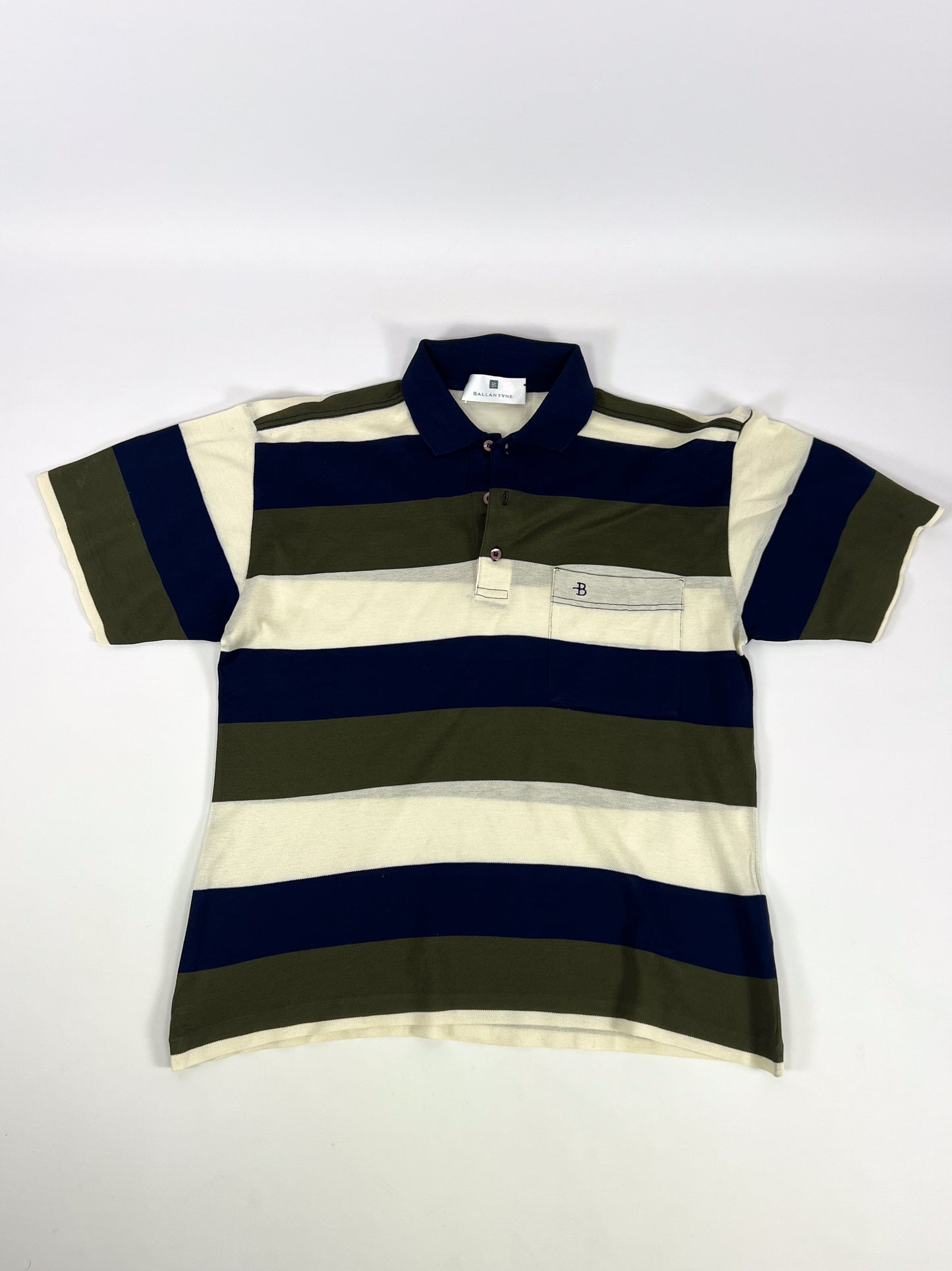 Polo Ballantyne en pur coton années 90