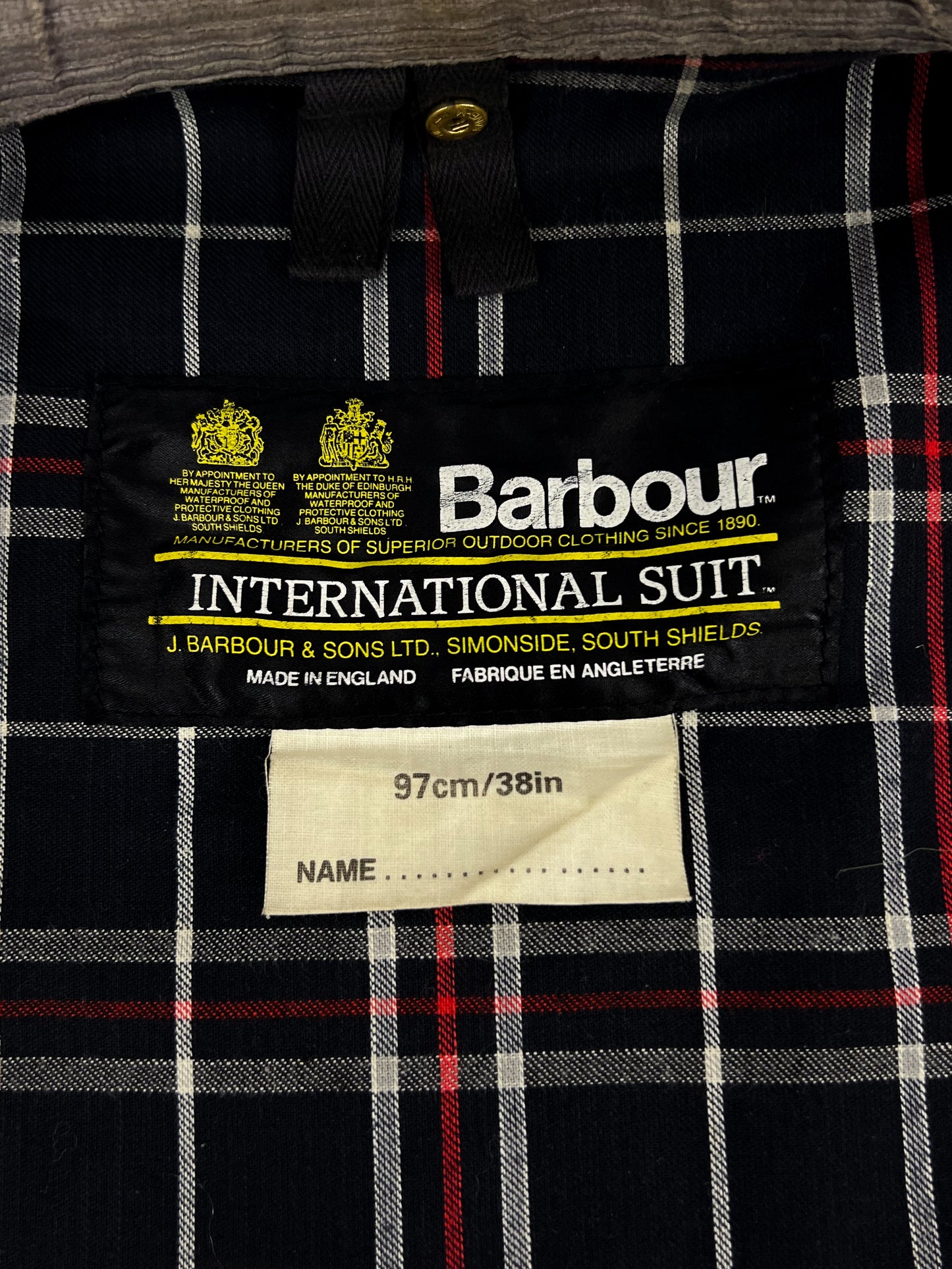Barbour International 2 Crest 1987 C38 (S) - Pile & Spilla