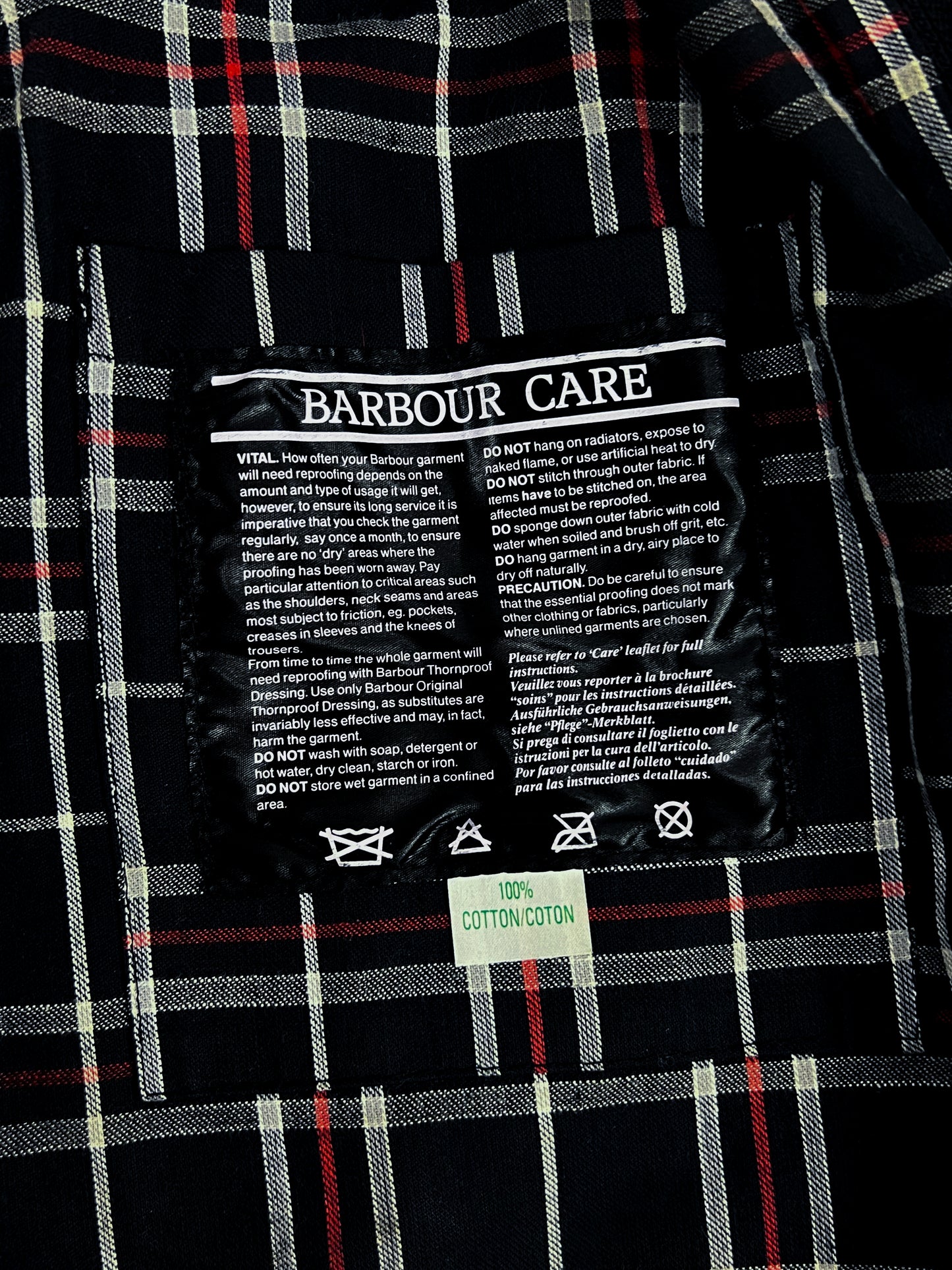 Barbour International 2 Crest 1987 C38 (S) - Pile & Spilla
