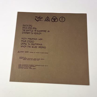 LED ZEPPELIN IV - 1st Japanese Edition – Atlantic P-8166A 1971
