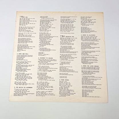 LED ZEPPELIN IV - 1st Japanese Edition – Atlantic P-8166A 1971