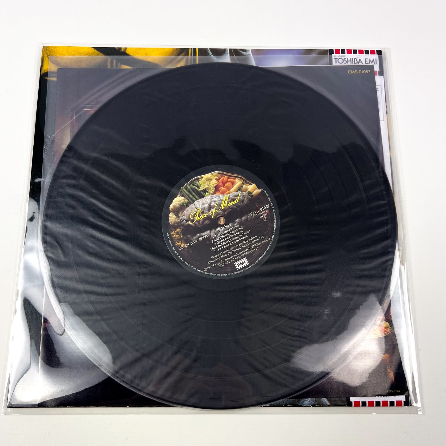 IRON MAIDEN – Piece of Mind 1ª Stampa Giappone - Toshiba EMI EMS-91057 1983