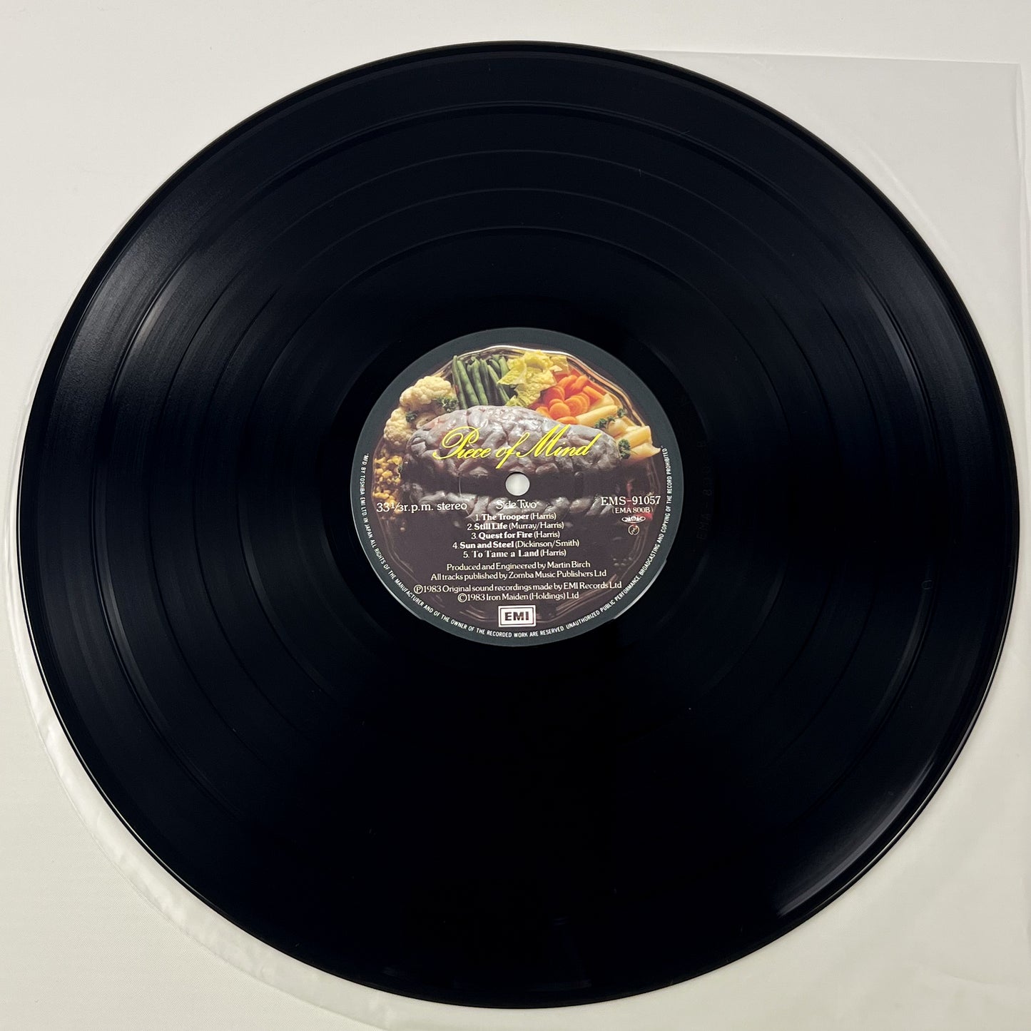 IRON MAIDEN – Piece of Mind 1ª Stampa Giappone - Toshiba EMI EMS-91057 1983