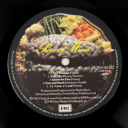 IRON MAIDEN – Piece of Mind 1ª Stampa Giappone - Toshiba EMI EMS-91057 1983