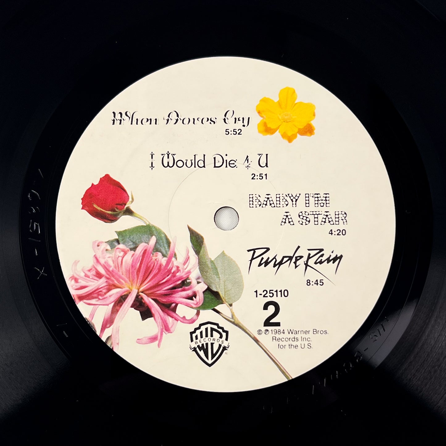 PRINCE AND THE REVOLUTION – Purple Rain 1ª Stampa USA - Warner Bros 25110-1 1984
