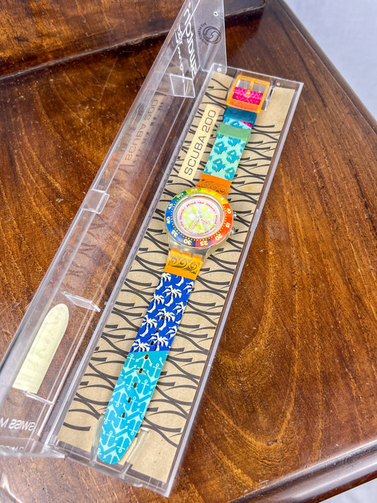 Swatch Loomi Scuba 200 “Mind the Shark” SDK902 1996