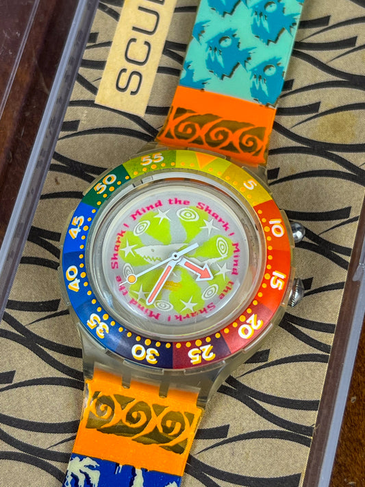 Swatch Loomi Scuba 200 “Mind the Shark” SDK902 1996