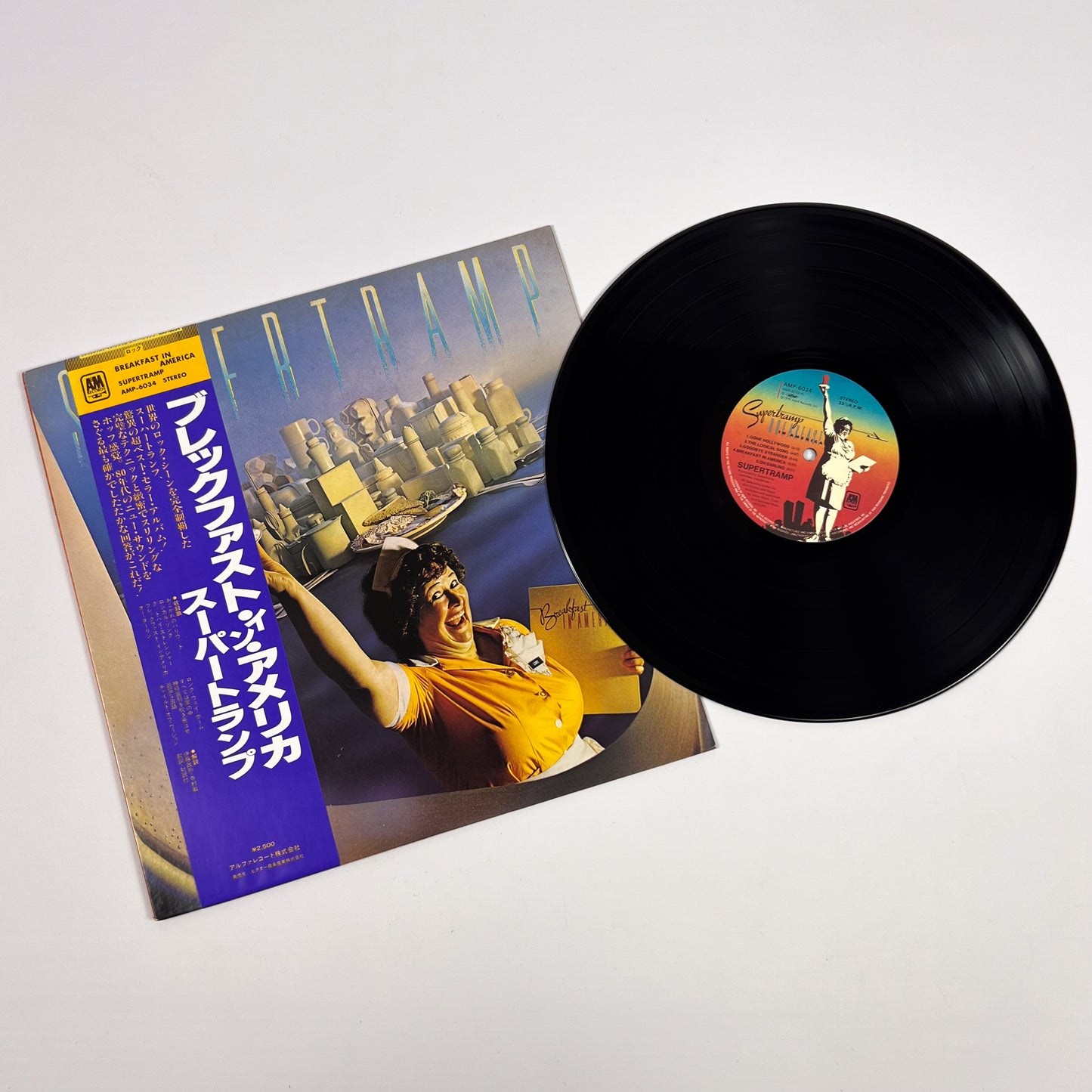 SUPERTRAMP – Breakfast In America 1ª Edizione Giapponese –  A&M AMP-6034 1979