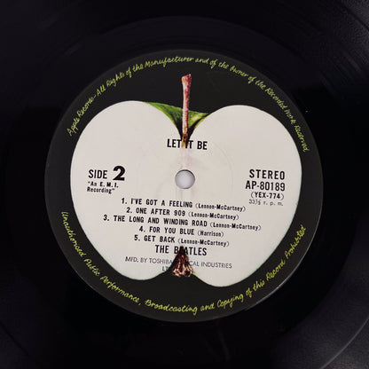 THE BEATLES – Let It Be Stampa Giapponese "Premio Vincitore Oscar" – Apple AP-80189 1971