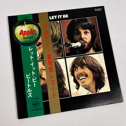THE BEATLES – Let It Be Stampa Giapponese "Premio Vincitore Oscar" – Apple AP-80189 1971