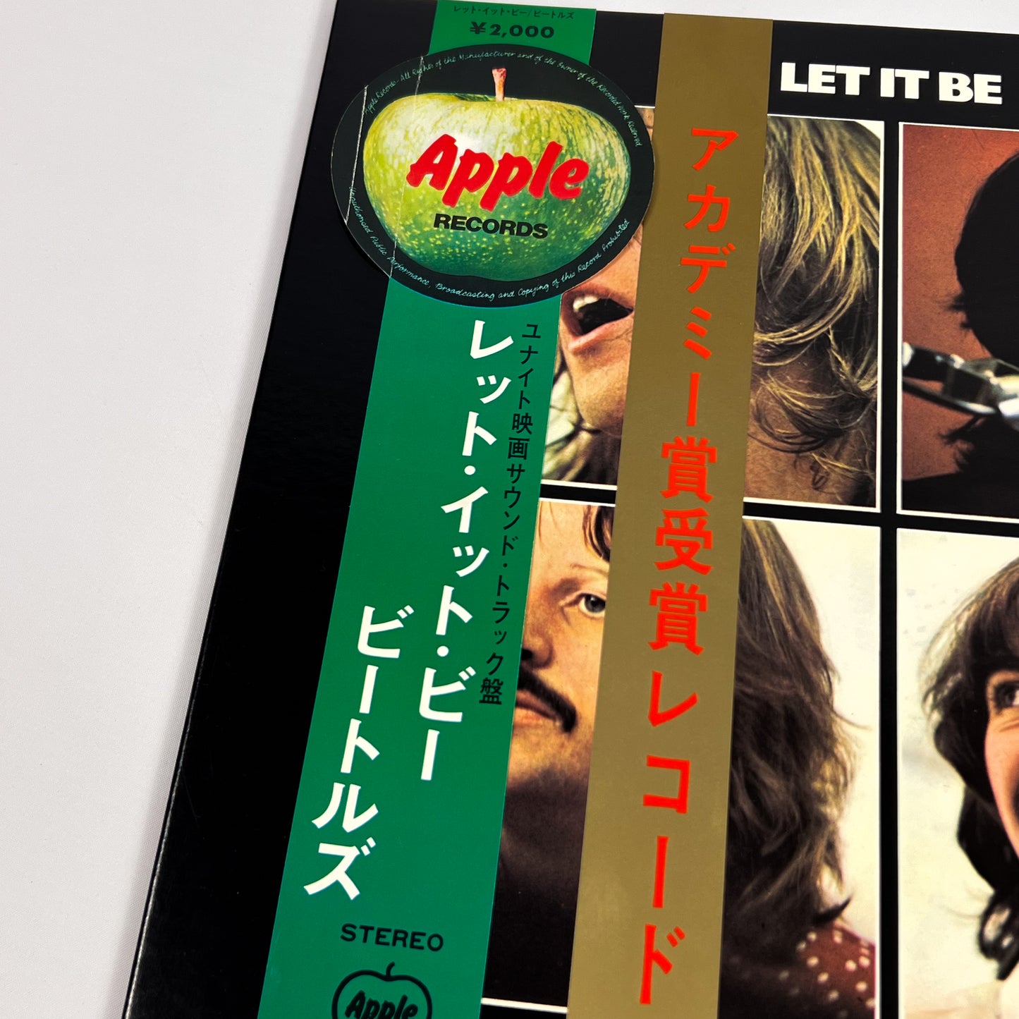 THE BEATLES – Let It Be Stampa Giapponese "Premio Vincitore Oscar" – Apple AP-80189 1971