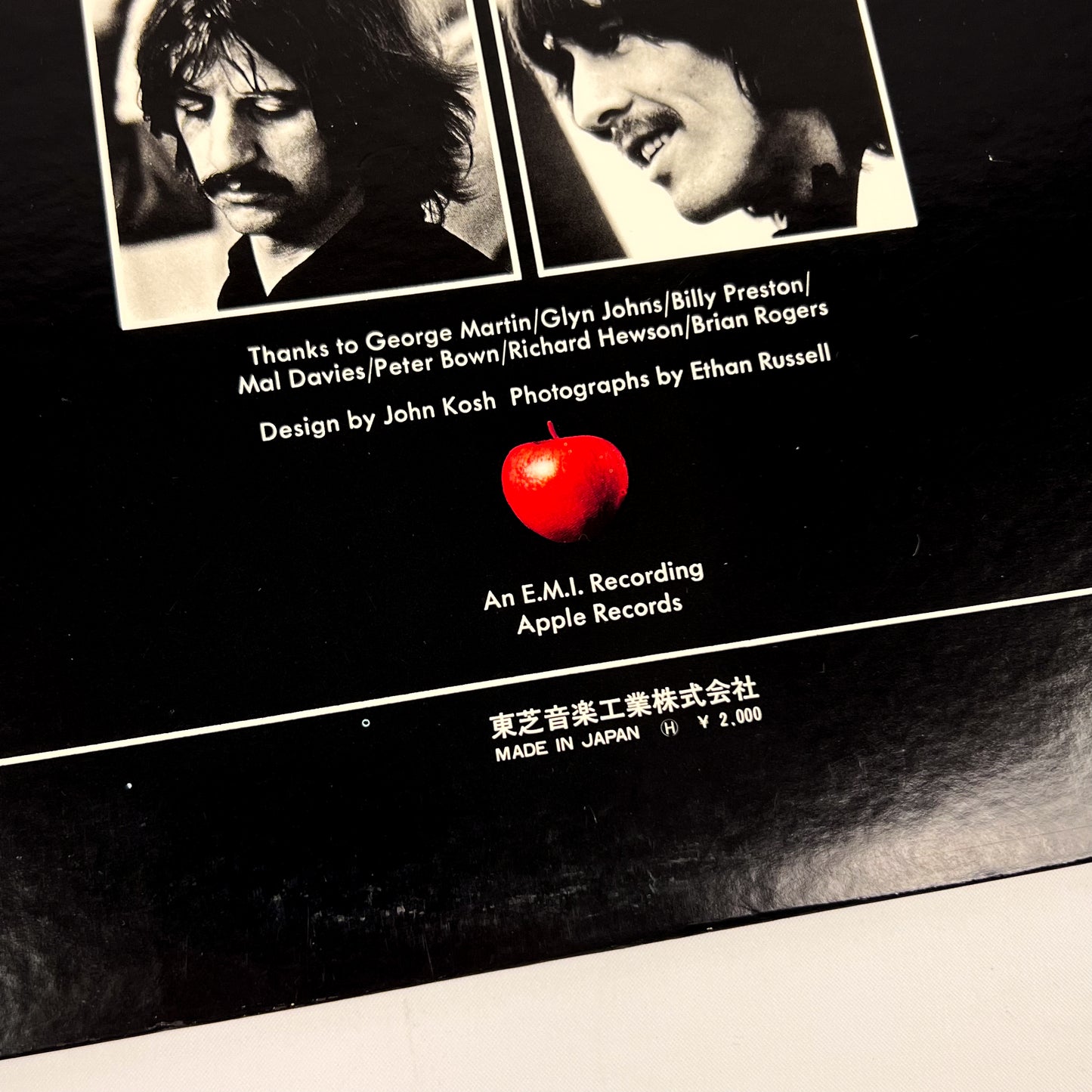 THE BEATLES – Let It Be Stampa Giapponese "Premio Vincitore Oscar" – Apple AP-80189 1971