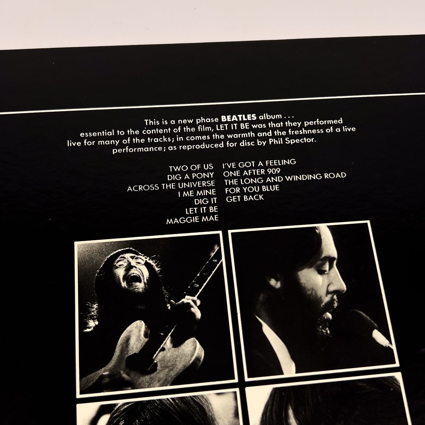 THE BEATLES – Let It Be Stampa Giapponese "Premio Vincitore Oscar" – Apple AP-80189 1971