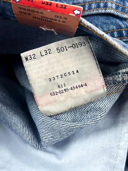 Levi's 501 W32 Fabriqué aux USA 1995 NOS
