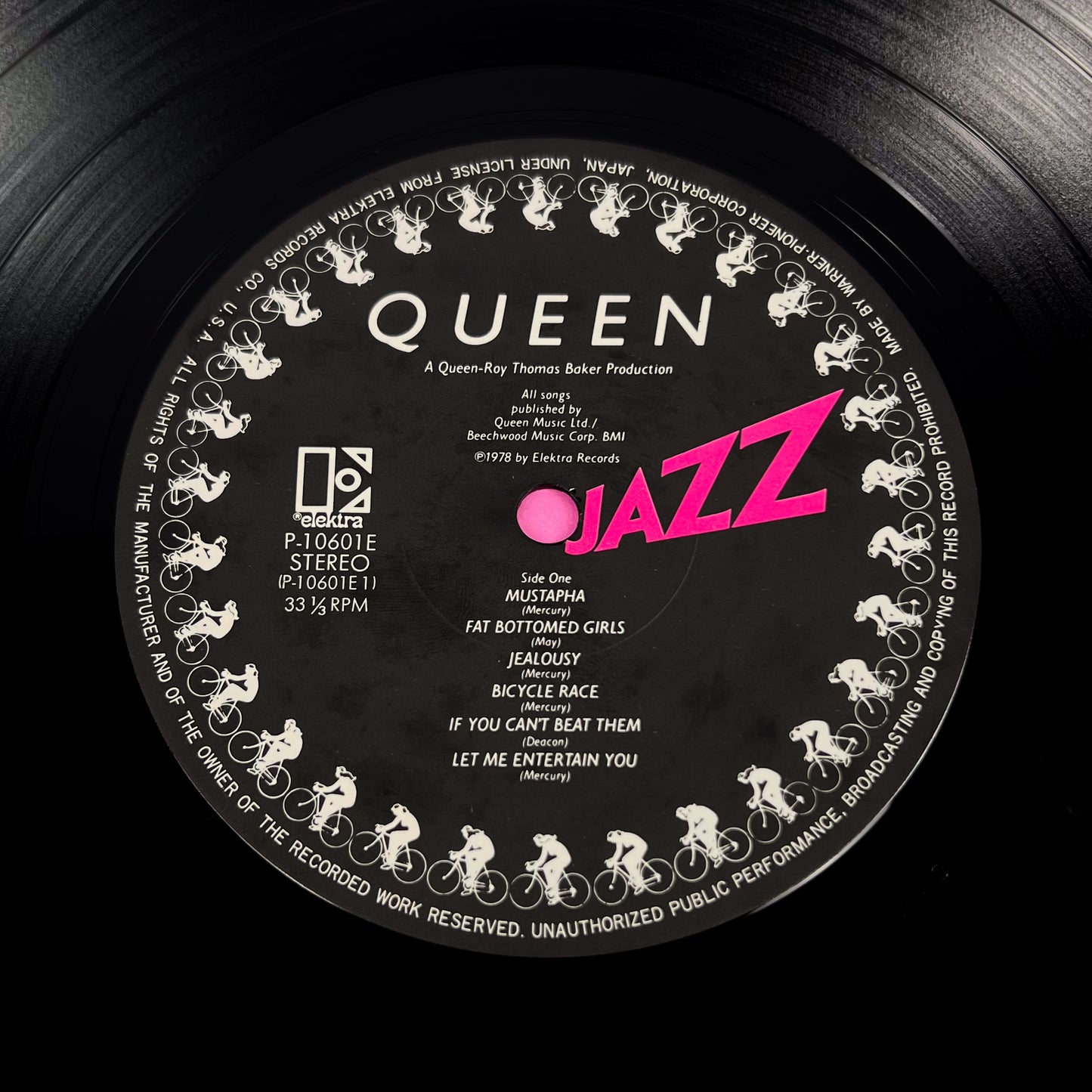 QUEEN – Jazz 1ª Edizione Giapponese – Elektra P-10601E 1978 - Poster