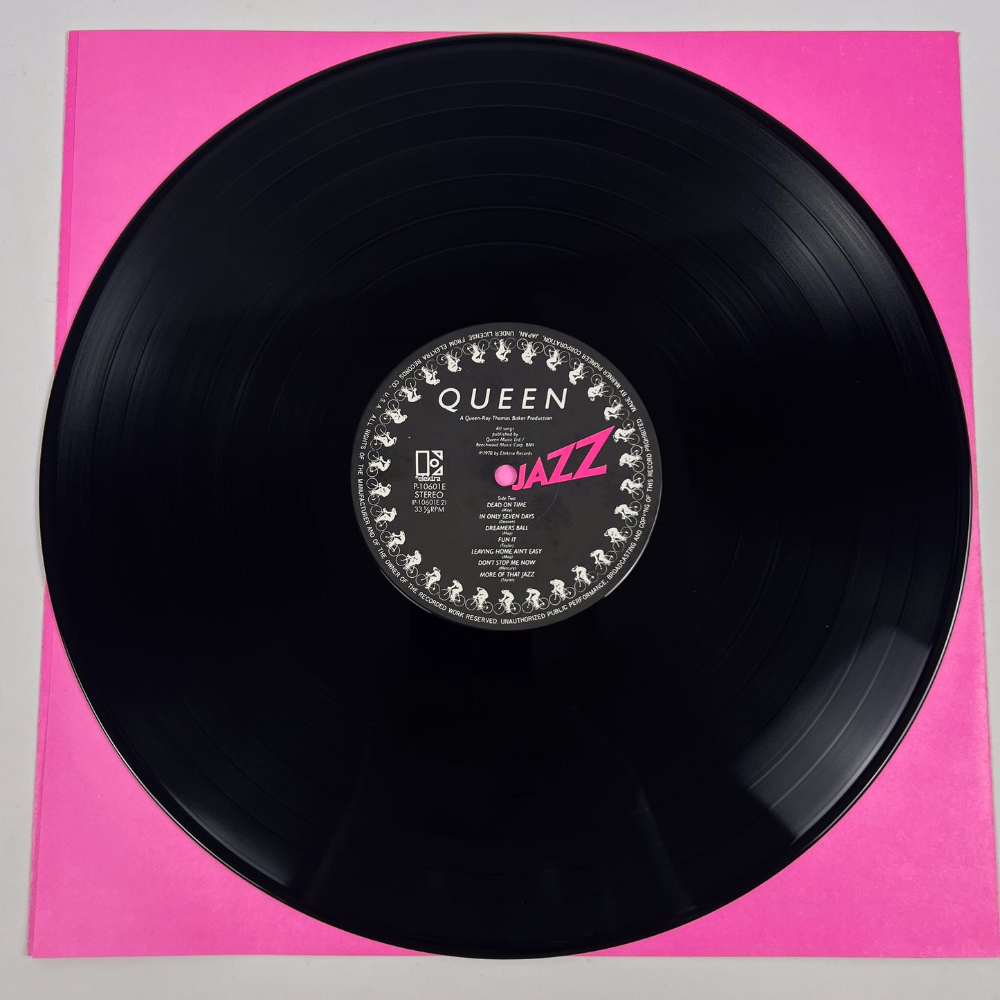 QUEEN – Jazz 1ª Edizione Giapponese – Elektra P-10601E 1978 - Poster