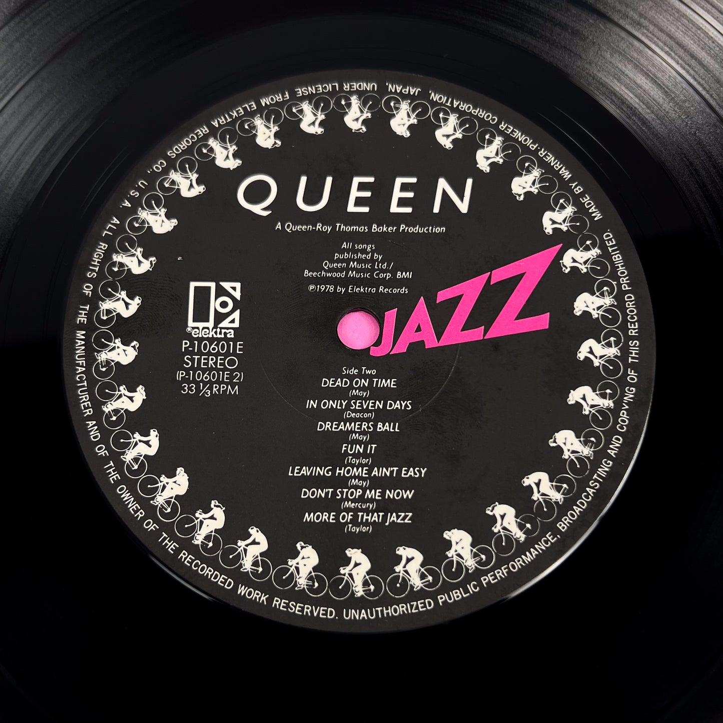 QUEEN – Jazz 1ª Edizione Giapponese – Elektra P-10601E 1978 - Poster
