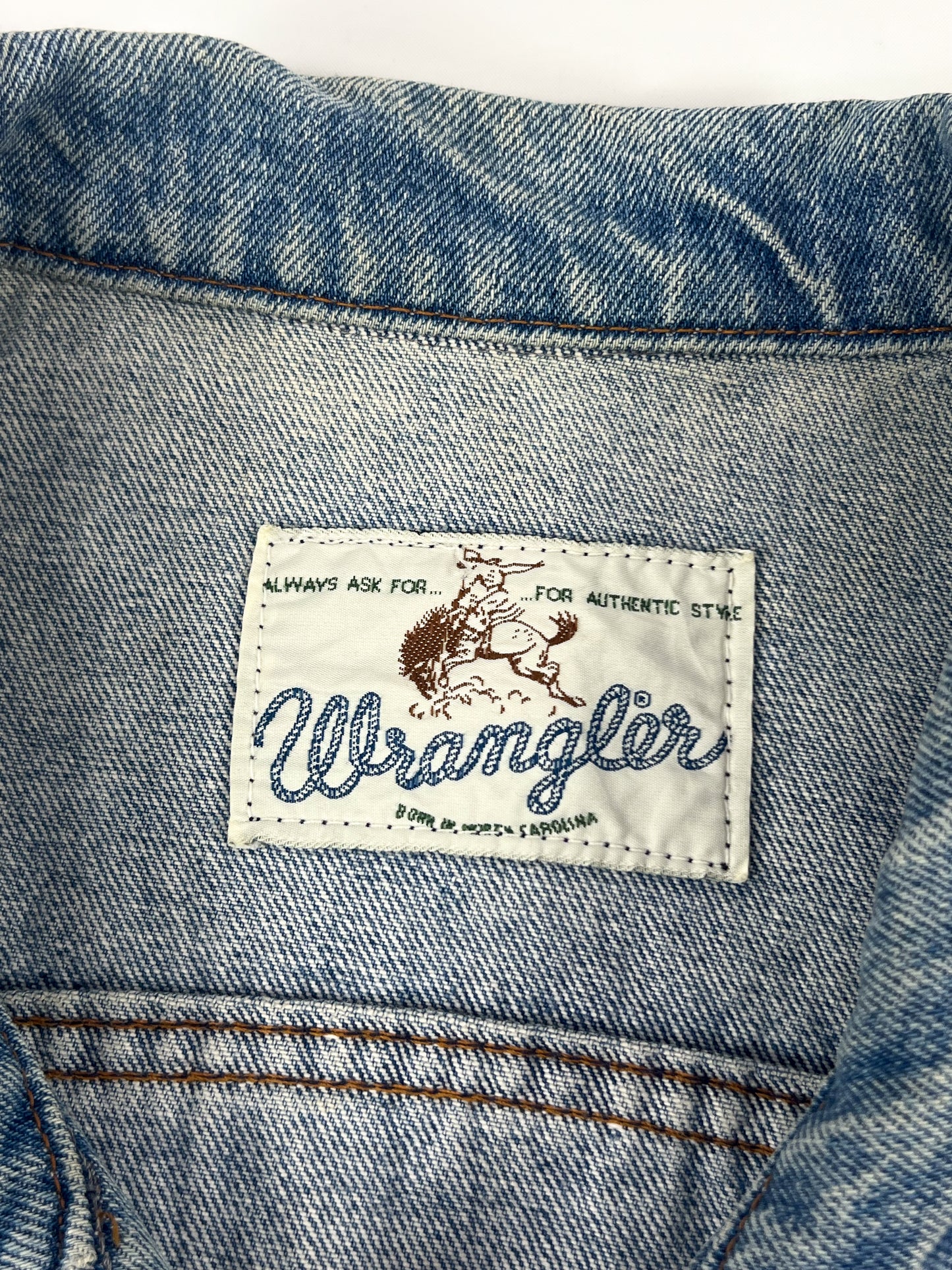 Wrangler Trucker Jacket Made in USA années 80