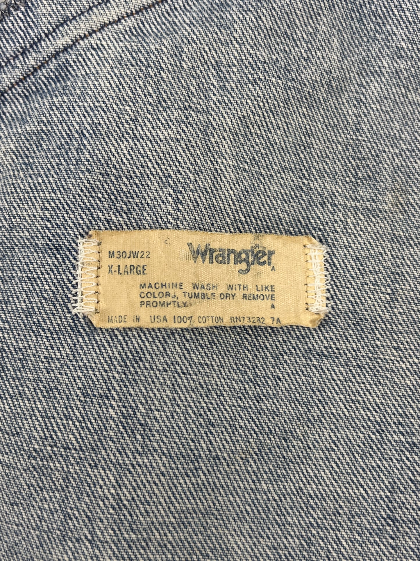 Wrangler Trucker Jacket Made in USA années 80