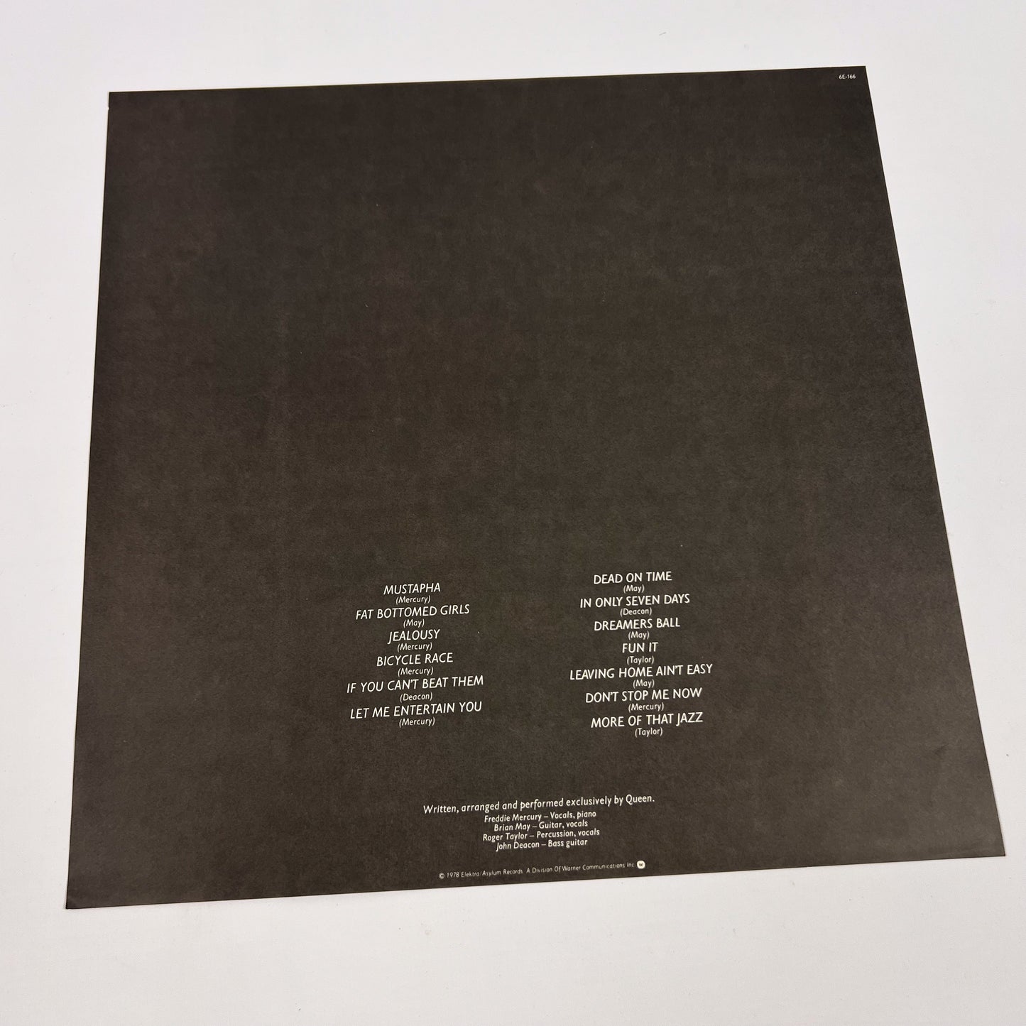 QUEEN – Jazz 1ª Edizione Giapponese – Elektra P-10601E 1978 - Poster