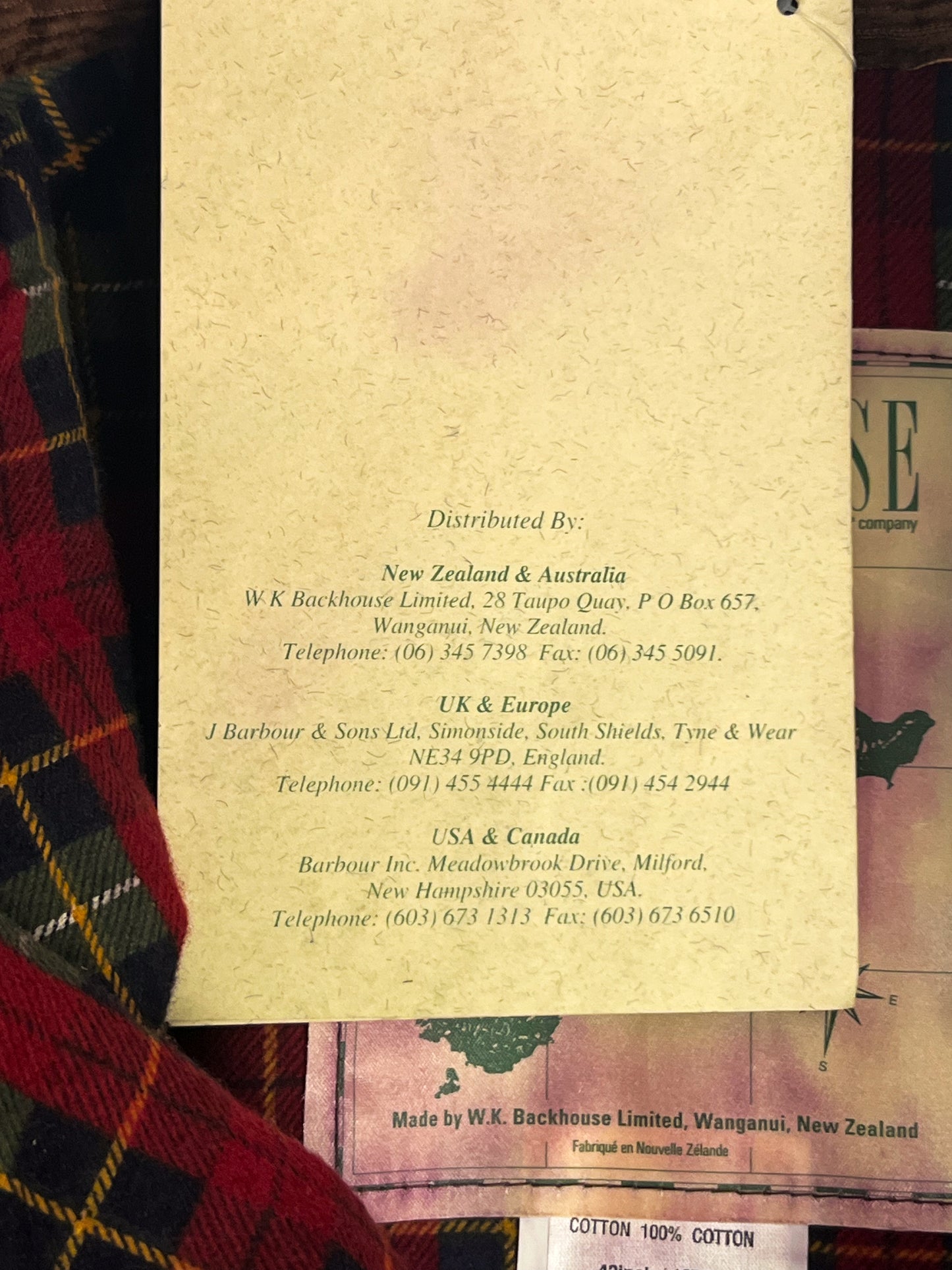 W.K. Backhouse by Barbour Town & Country C42 (L) - COMPLETO