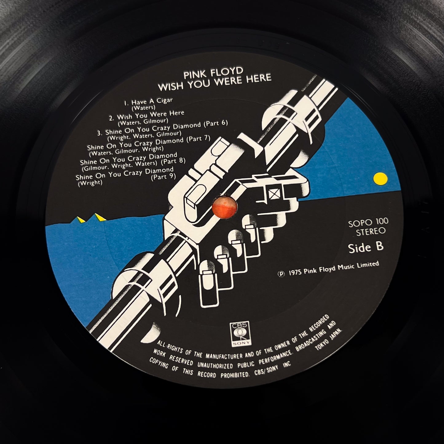 PINK FLOYD – Wish You Were Here 1ª Edizione Giapponese – CBS/Sony SOPO-100 1975 SHRINK & INSERTI