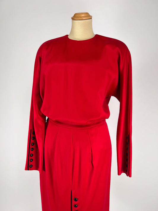 Completo Gianfranco Ferré in pura lana vintage