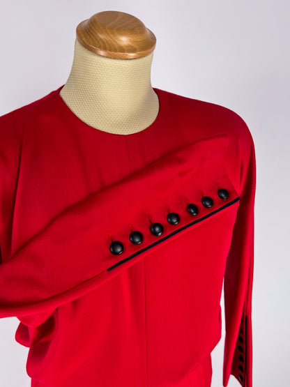 Completo Gianfranco Ferré in pura lana vintage