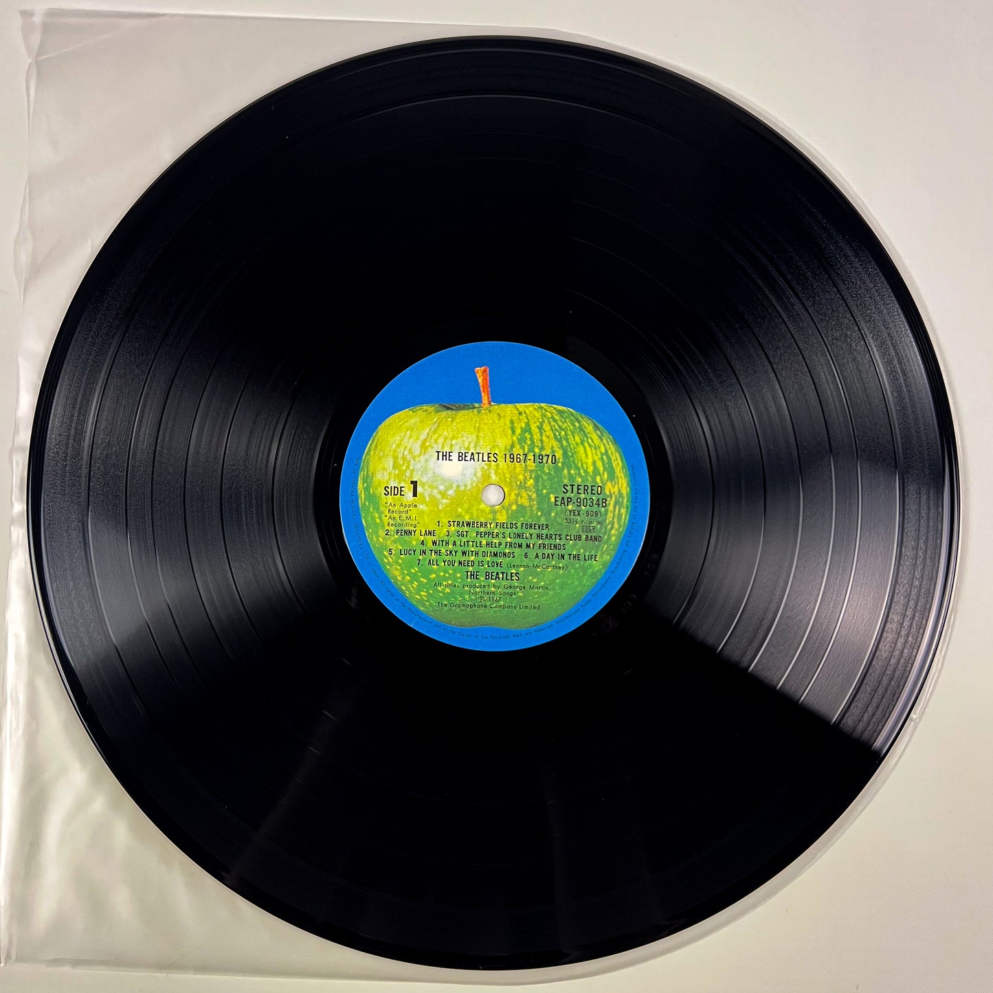 THE BEATLES – 1967-1970 Pressage japonais 2LP - Apple EAP-9034B 1973