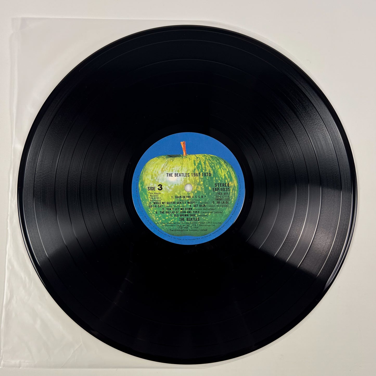 THE BEATLES – 1967-1970 Pressage japonais 2LP - Apple EAP-9034B 1973